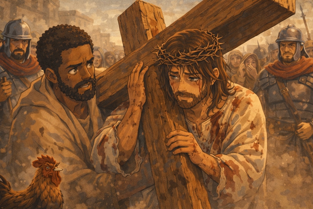 십자가 위에서 열린 낙원의 문